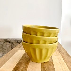 Anthropologie Chartreuse Bowls